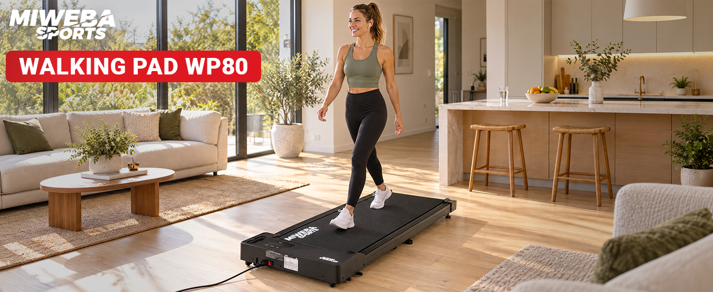 Miweba Sports Walking Pad WP80 Header-Bild